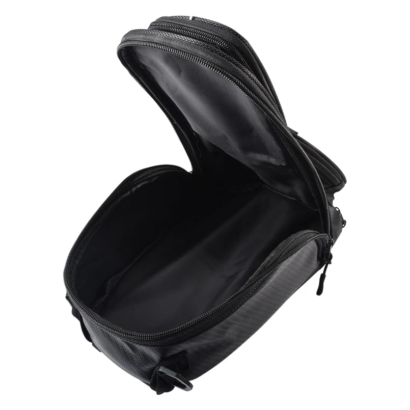 Мотоциклетная сумка на бак черного масла топлива магнитное седло мотоцикла одно плечо Сумка мото рюкзак Водонепроницаемый Окно чемодан