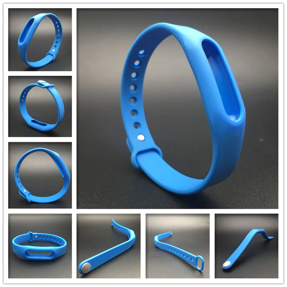 1 шт. mi band и 1S 1s браслет 13 цветов силиконовый ремешок для смарт браслета сменный