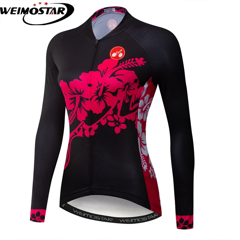 

Weimostar Autumn Thin Long Sleeve Cycling Jersey Womens MTB Bicycle Clothes Ropa Ciclismo Mountain Bike Jersey Cycling Clothing