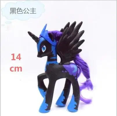 TO-6 14 см My little pony Симпатичные ПВХ Единорог ПВХ маленькая пони лошадь фигурки Куклы для девочек на день рождения Рождественский подарок - Цвет: TO-6