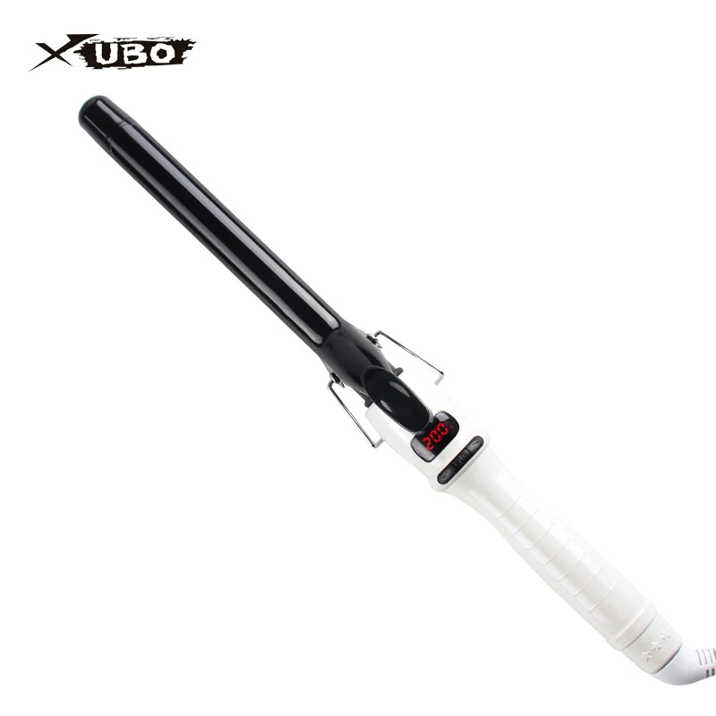 

Three pieces of Professional Automatic Hair Curler Rollers Ceramic Cone Salon Curling Irons Wand Hairstyling Tool Electric Curly