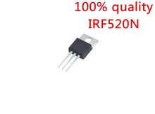 free shipping 10PCS IRF520N IRF520 IRF520NPBF TO-220 The new quality is very good work 100% of the IC chip