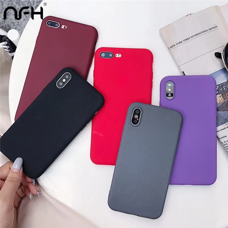 Мягкий чехол карамельного цвета для телефона Xiaomi Mi 8 9 SE A2 lite F1 на Redmi 8A 4x5 Plus 6A Note 5 7