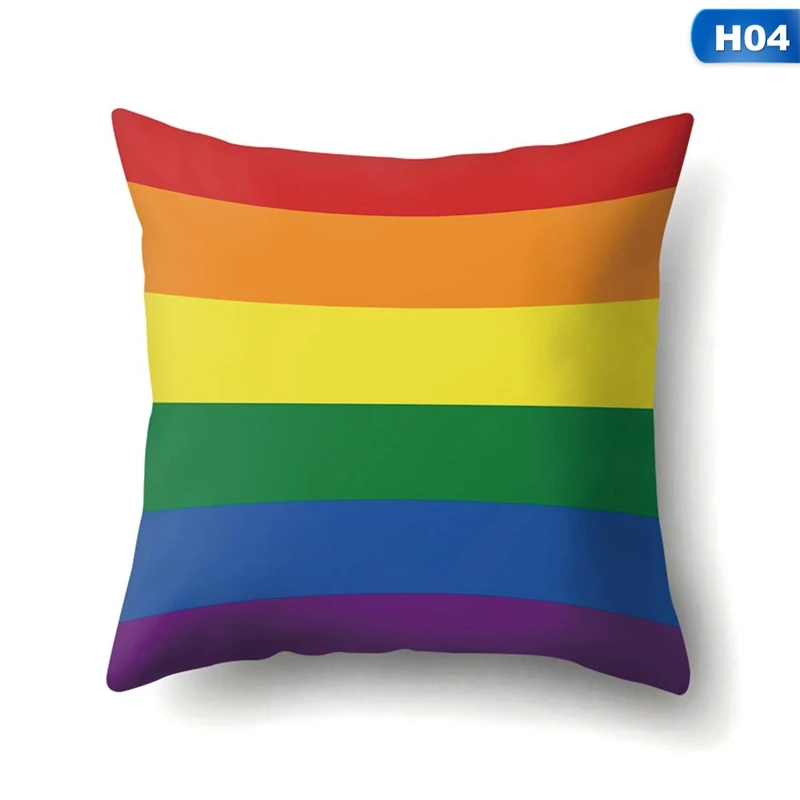 Pride Decoration чехол для подушки с акварельным рисунком LGBT квадратный чехол для подушки
