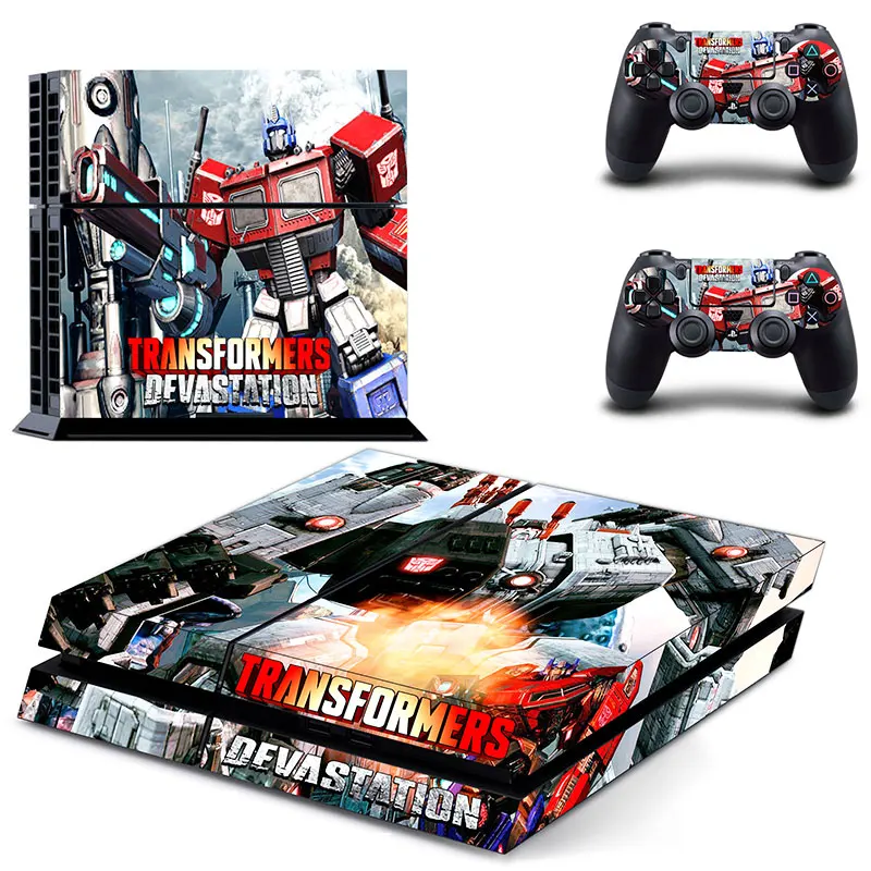 Buy Vinyl Transformers Devastation Cover for PS4 Skin Sticker for PS4