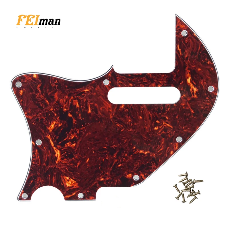 

Pleroo Guitar parts Pickguards For Fender Merle Haggard Signature Telecaster left handed modified Thinline Guitar Scratch Plate