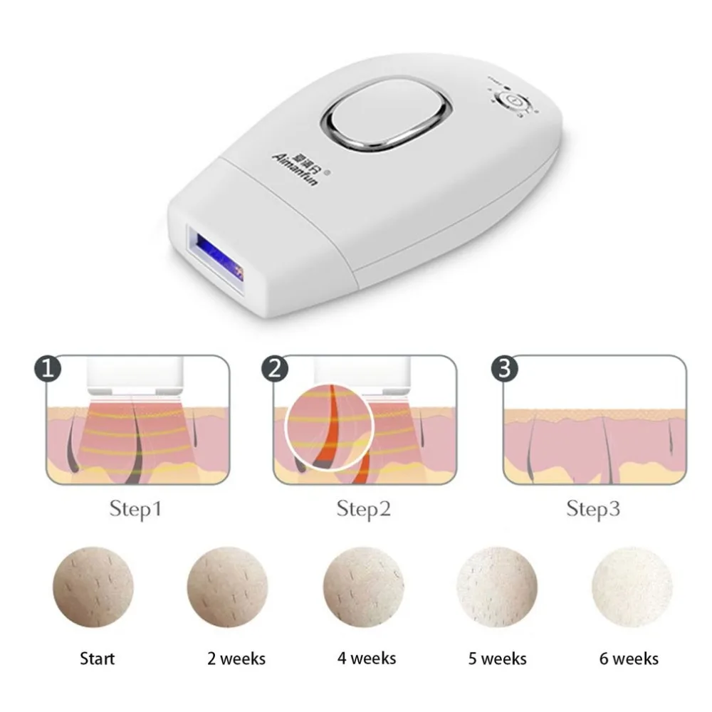 Online Rumah Tangga Laser Rambut Remover Umum Fotonik Pembekuan Tanpa Rasa Sakit Tubuh Rambut Removal Mesin Cukur Cukur untuk Wanita Hot Dijual