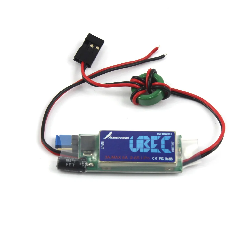 Радиоуправляемая игрушка деталь Hobbywing внешний выход 3 А UBEC 5 В/6 В переключаемый