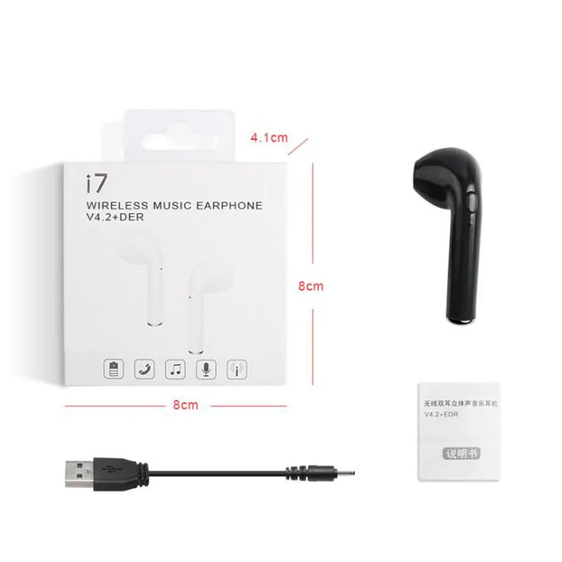 i7s TWS Stereo Earbud Headset for Android and IOS Smartphone-3