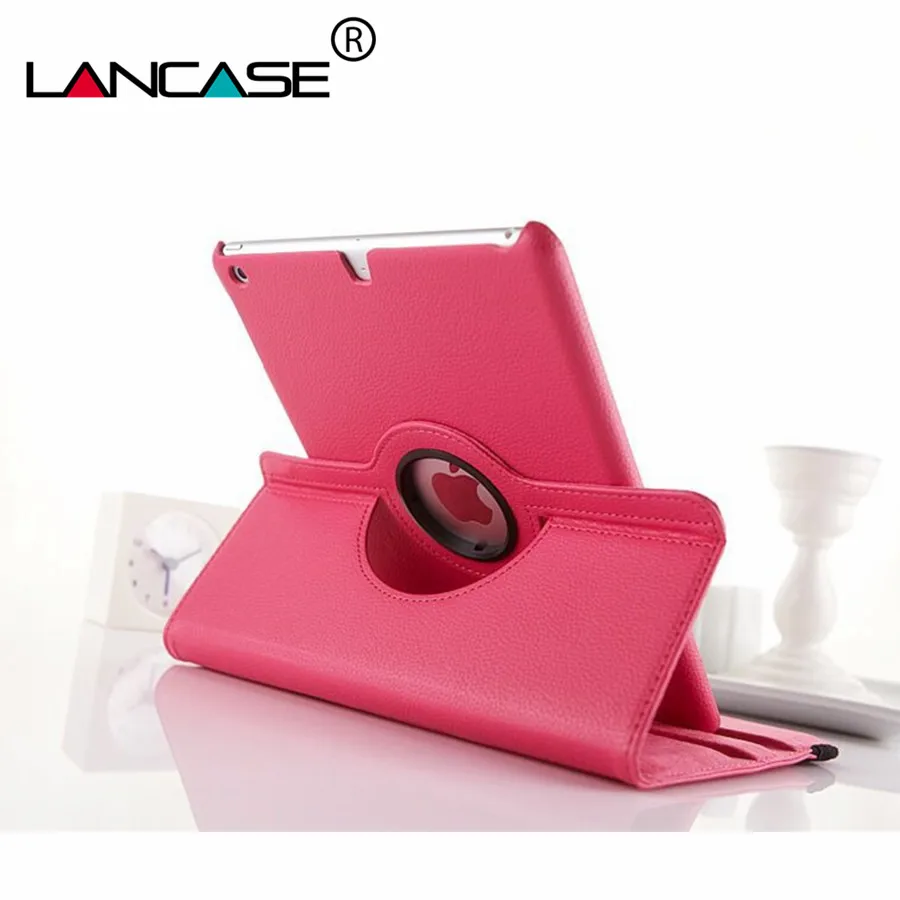

LANCASE 7.9' for Apple iPad Mini 4 Case Cover Leather 360 Rotation Folded Stand Case for iPad Mini 4 Tablet Cover Shell Luxury