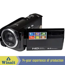 Cheapest 16 Mp Max 720P HD 16 X Digital Zoom Digital Video Camera Digital Camcorder with 2.4″ LCD Screen Lithium Battery