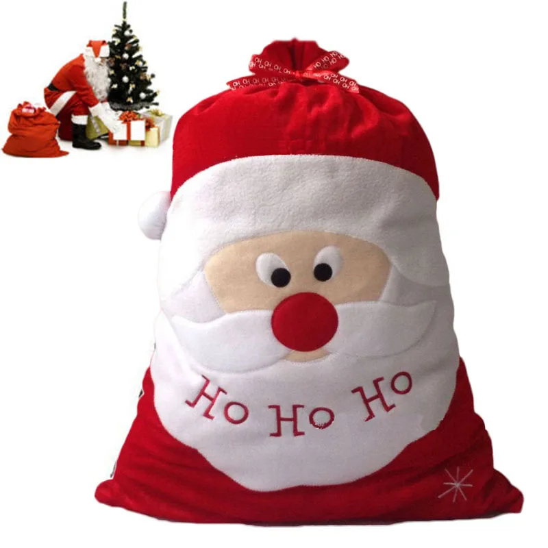 christmas gift bag christmas tree decoration santa claus kids candy bag 5070cm home party christmas xmas decoration gifts bag in stockings gift holders - Christmas Decorations Large Santa Claus christmas gift bag christmas tree decoration santa claus kids candy bag 5070cm home party christmas xmas decoration gifts bag in stockings gift holders - Christmas Decorations Large Santa Claus