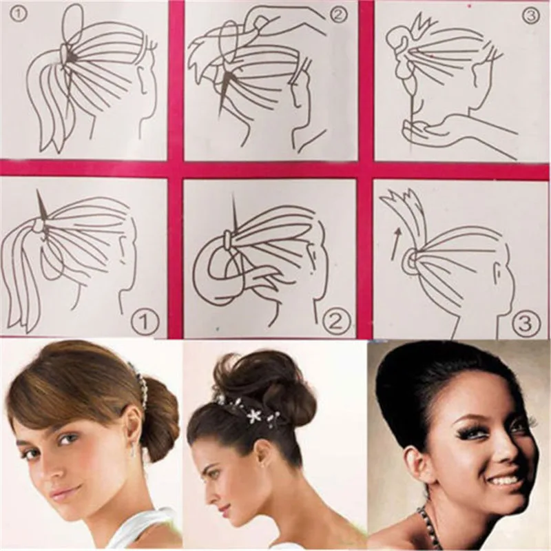 4Pcs Set Styling Clip Hair Twist Braid Ponytail Tool Fashion French Hair Braid Accessories Bun 4Pcs Set Styling Clip Hair Twist Braid Ponytail Tool Fashion French Hair Braid Accessories Bun