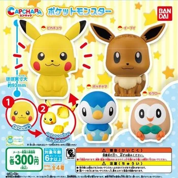 

Takara Tomy Pokemon 4 Style PVC Anime Figures Pikachu Squirtle Bulbasaur Cubone Mini Cartoon Model toys for children