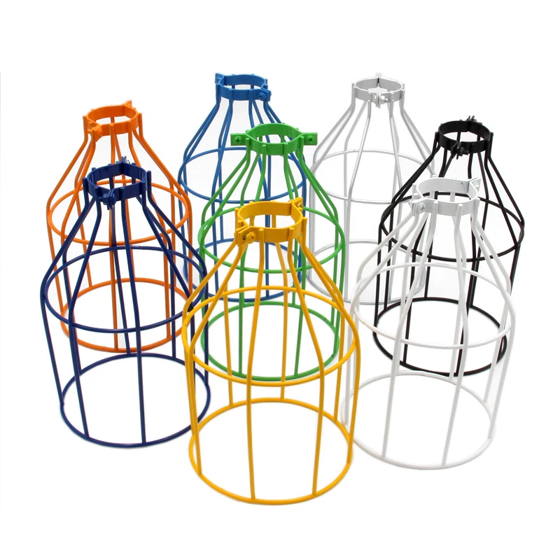 Aliexpress.com : Buy 1Pcs Retro Lamp Covers Lamp Shades Vintage Steel Bulb Guard Clamp Metal ...