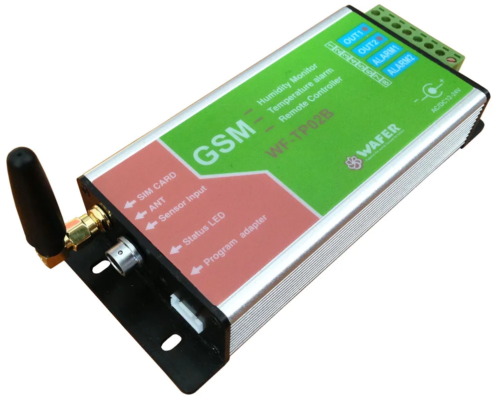 GSM пульт дистанционного управления SMS GSM сигнализация температуры и влажности мониторинг WF-TP02B с датчиком/сигнализацией влажности