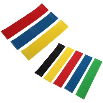 

New Resistance Band Set 5 Levels Latex Gym Strength Training Rubber Loops Bands Exercise Accessories