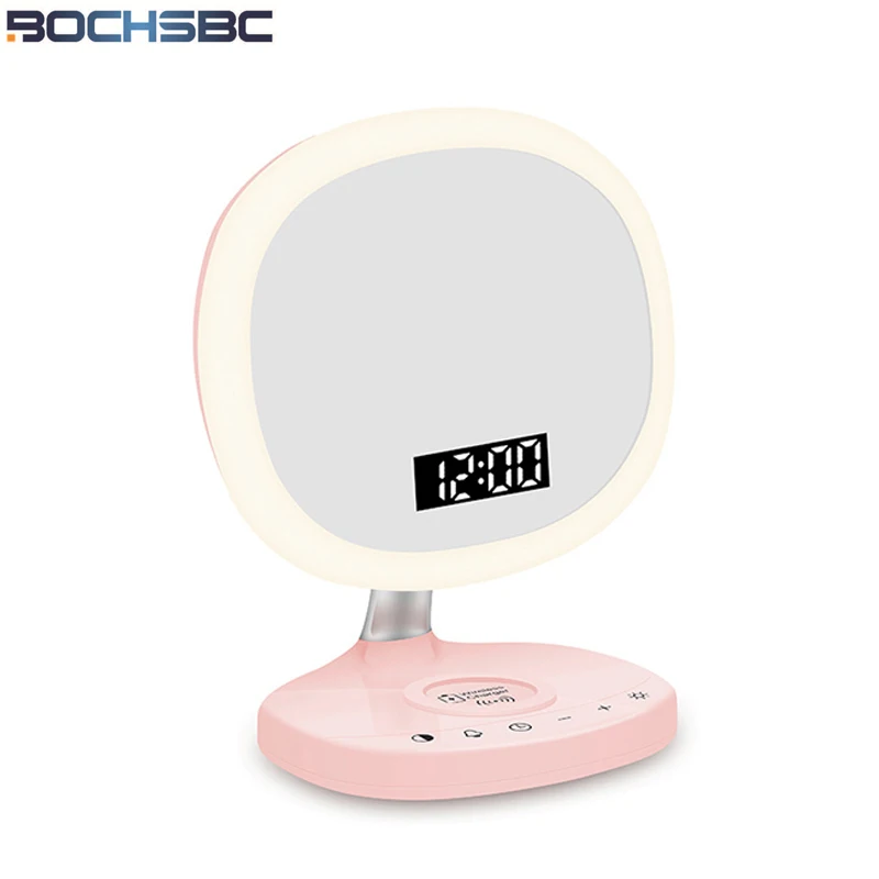 BOCHSBC косметическое зеркало настольная лампа Беспроводное зарядное устройство