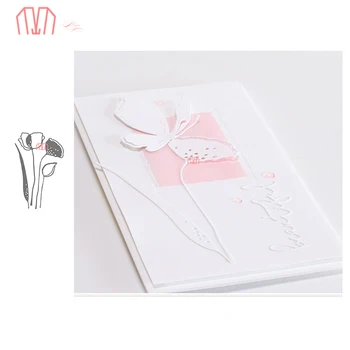 

Mai 4Pcs/set Poppy Flower Metal Cutting Dies Stencils for DIY Scrapbooking photo album Decorative Embossing DIY Paper Cards