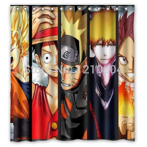 Custom Anime Shower Curtain One Piece Dragon Ball Z Bleach Fairy Tail Naruto Characters Together Idea Shower Curtain Curtains For Doors With Windows Curtain Openercurtain Blind Aliexpress Custom Anime Shower Curtain One Piece Dragon Ball Z Bleach Fairy Tail Naruto Characters Together Idea Shower Curtain Curtains For Doors With Windows Curtain Openercurtain Blind Aliexpress