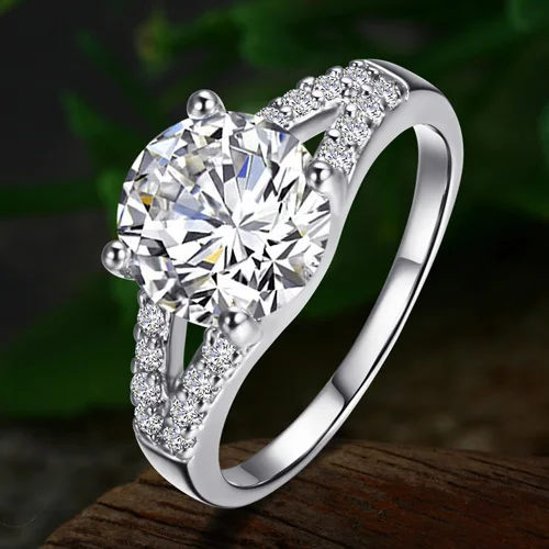 Классическое Обручальное кольцо sona 2 karat для женщин ALW1909|finger ring|engagement ringthe ring |
