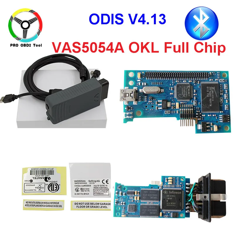 

ODIS V4.13 VAS5054A OKI Full Chip VAS 5054A Bluetooth USB VAS5054 A Support UDS Protocol Car Diagnostic Tool Scanner
