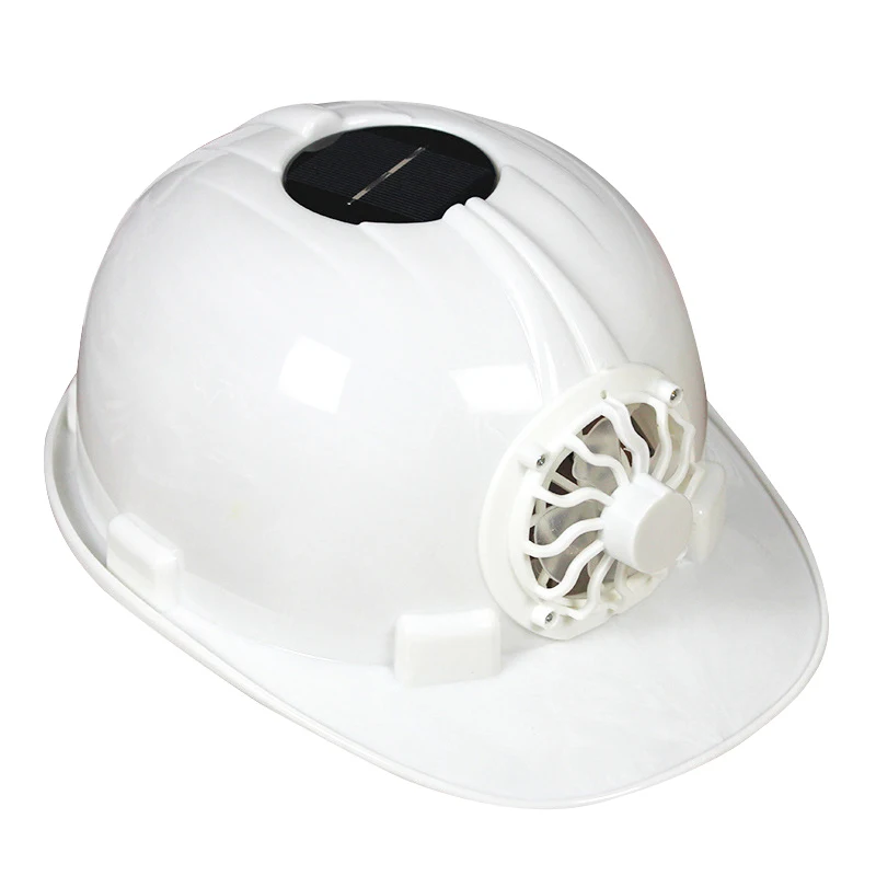 

Newly Solar Powered Safety Helmet Hard Ventilate Hat Cap with Cooling Cool Fan BF88