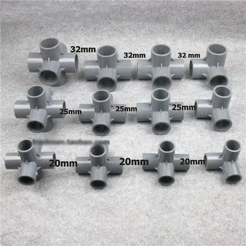8 шт х 20 м/35mm/32 мм ПВХ водопроводная труба Разъемы Адаптера к садовому шлангу Диаметр 3/4/5/6 выходов для приусадебное Садоводство Jardineria Применение