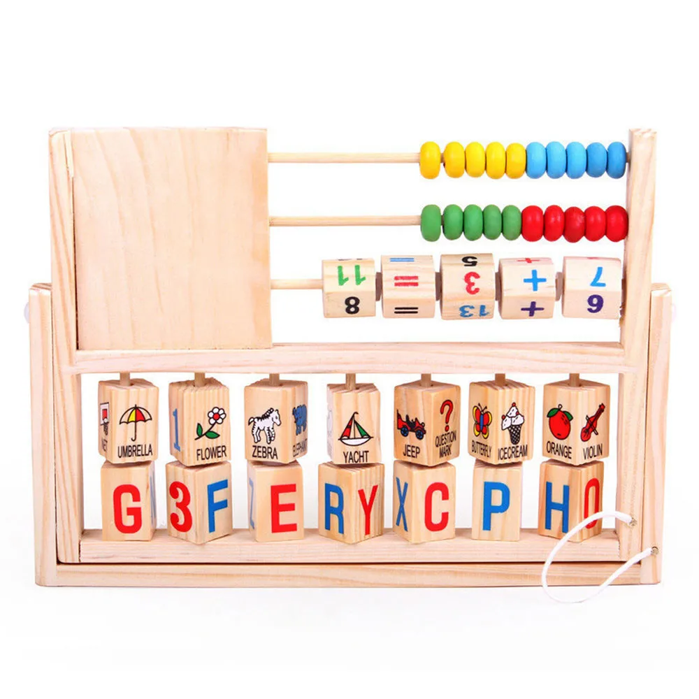 HIINST Развивающие игрушки для детей Детские развивающего обучения Универсальный клапаном счеты деревянные игрушки L810