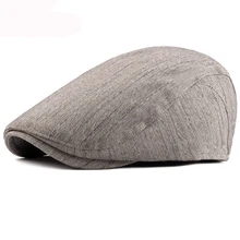 HT1707 Новая модная кепка s для мужчин женщин ретро полосатый плоский газетчик Кепка s корейский стиль таксистка Gastby Ivy кепка мужская женская берет Кепка