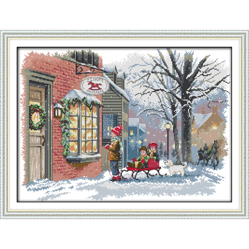Everlasting Love Christmas Wishes экологические хлопковые китайские наборы крестиков 11C