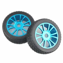 4 шт. 1/8 шины для багги внедорожные шины с алюминиевым сплавом ступицы колеса подходят для HSP NANDA Kyosho HPI FS RC модель автомобиля 112 мм