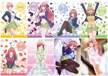 

The Quintessential Quintuplets Go-Toubun no Hanayome Polypropylene A3 8 pieces Posters wall poster PPP061