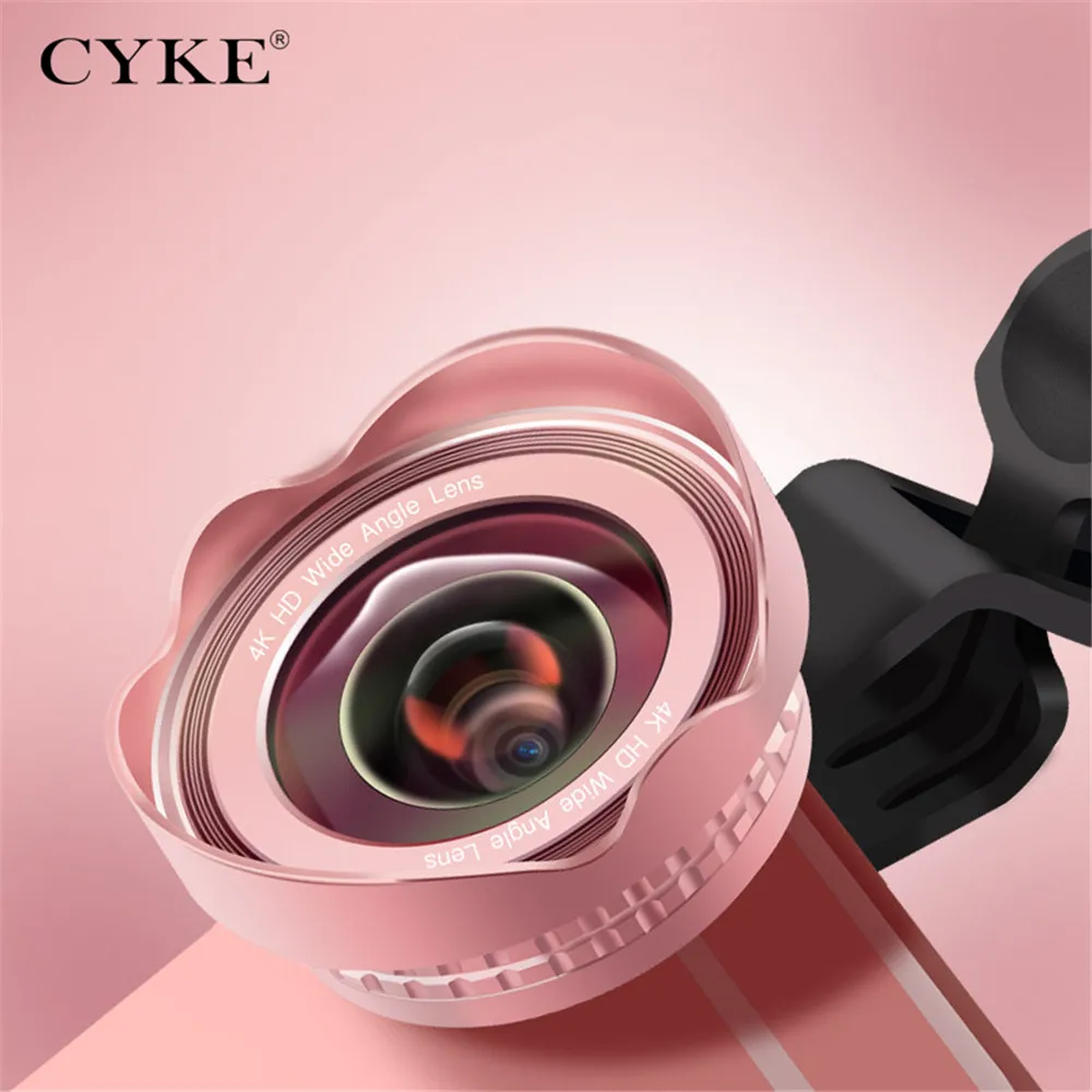 CYKE المهنية 16 مللي متر سوبر 4 K واسعة زاوية هاتف محمول عدسة HD لا تشويه كاميرا العدسات ل فون 6 S 7 8 باد 4 هواوي المحمول