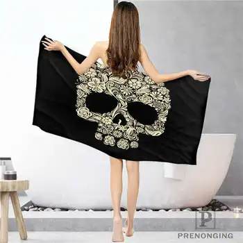 

Custom skull-caveira (1) Bathroom Washcloth Towels Face Towel/Bath Towel Shower Towels Size 33x74cm/72x143cm#18-12-17-05-223