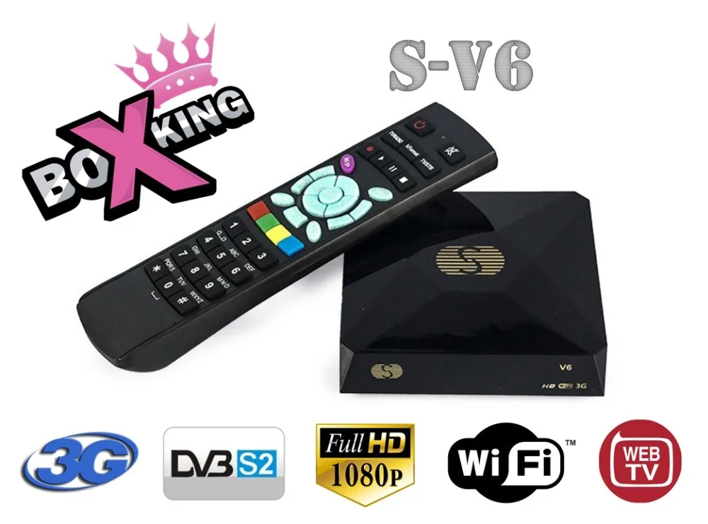 

S-V6 / S V6 DVB-S2 AV HDMI output 2xUSB WEB TV USB Wifi Biss Key Youporn CCCAMD HD Satellite Receiver (V8 Nova KOQIT V7S V8S)