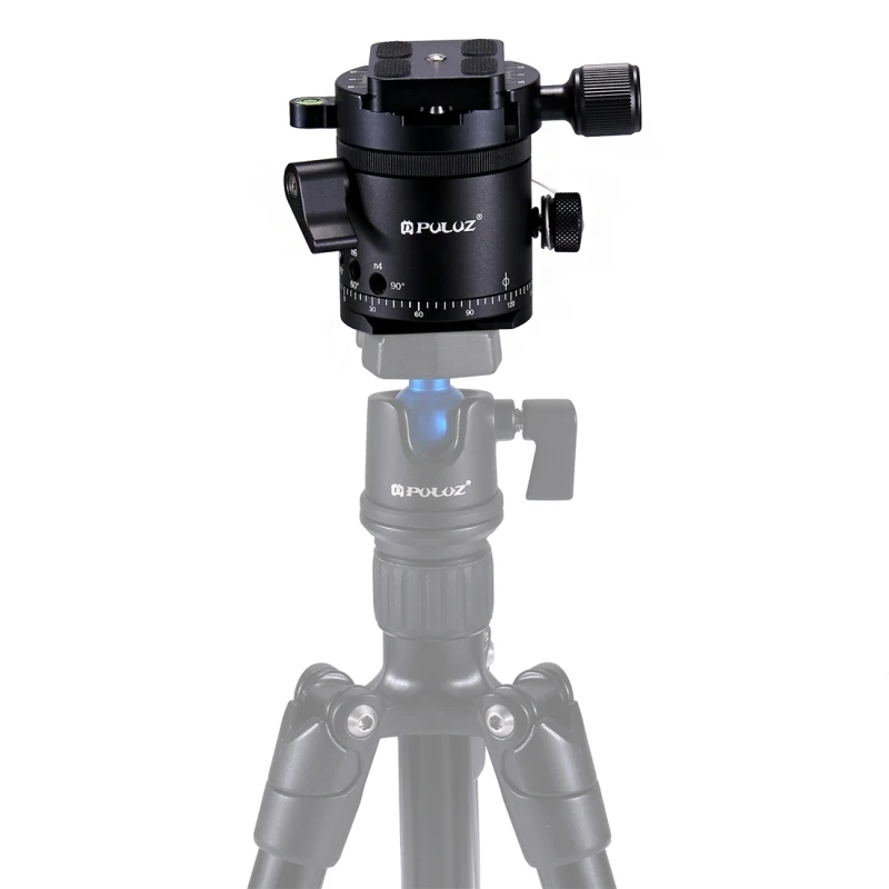 PULUZ 360 градусов панорамная головка из алюминиевого сплава 1/4 'Ɖ/8'' шариковая