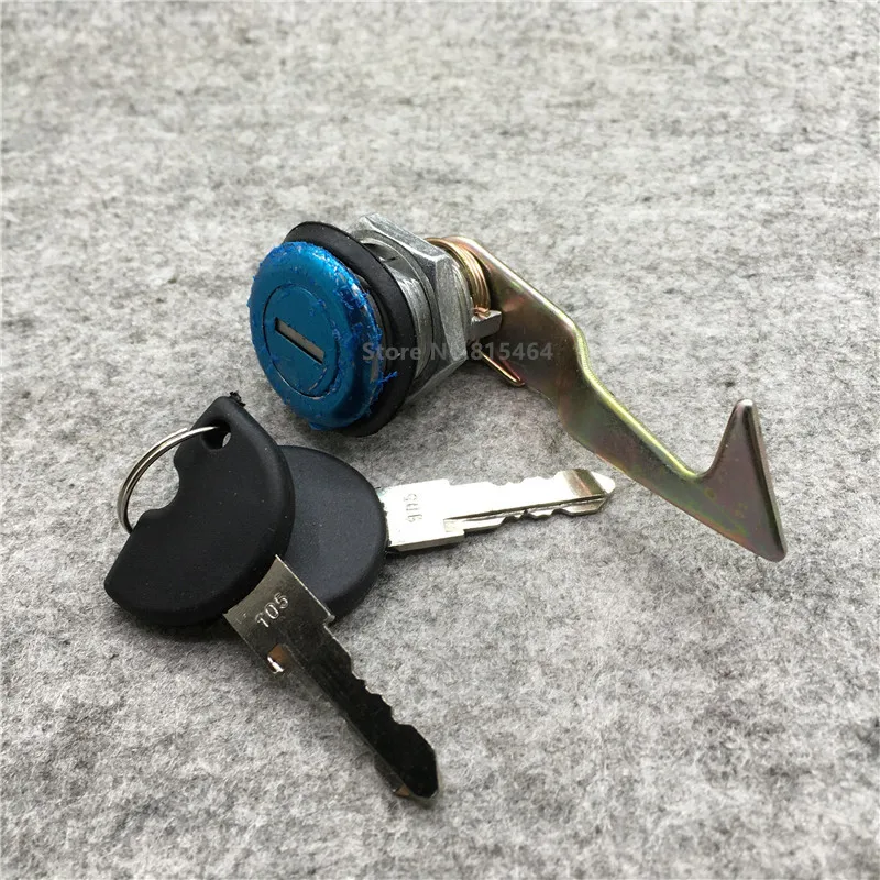 Yecnecty For A8 Falcon Queen Large Turtle King Motorcycle Accessories Rear Trunk Lock 2 Keys Scooter