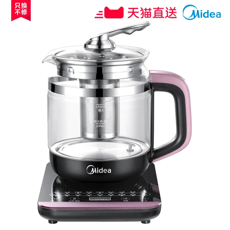 Электрический чайник Midea стеклянный для сохранения здоровья декорации