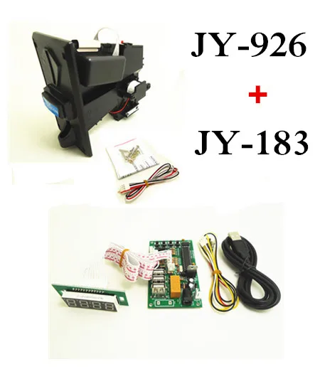

JY-926 multi coin selector with JY-183 USB timer board, control keyboard, mouse, any USB devices