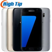 Получить скидку Samsung Galaxy S7 оригинальные LTE 4 г мобильный телефон 4 ядра 5.1 »12.0MP NFC WI-FI 4 г Оперативная память 32 г встроенная память смартфона