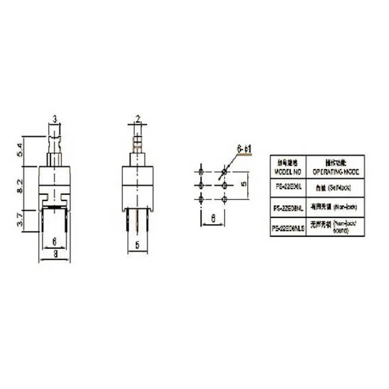 50 шт. кнопочные переключатели 8 х8 мм|switches electrical|accessory switchaccessories accessories |