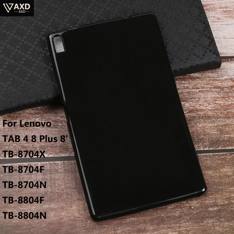 Силиконовый мягкий ТПУ чехол для планшета Для Lenovo TAB 4 8 Plus TB-8704X TB-8704F TB-8704N TB-8804F