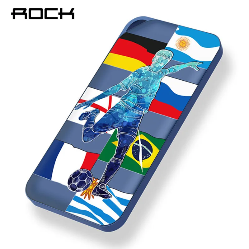 

ROCK 2018 Slim Power Bank 10000mAh for World Powerbank 2.1A Output External Battery Portable Charger for iphone Samsung