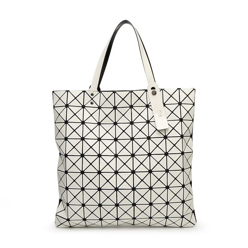 Folding bag leather bright diamond pattern geometric Japanese designer brand in 2016 selling ...