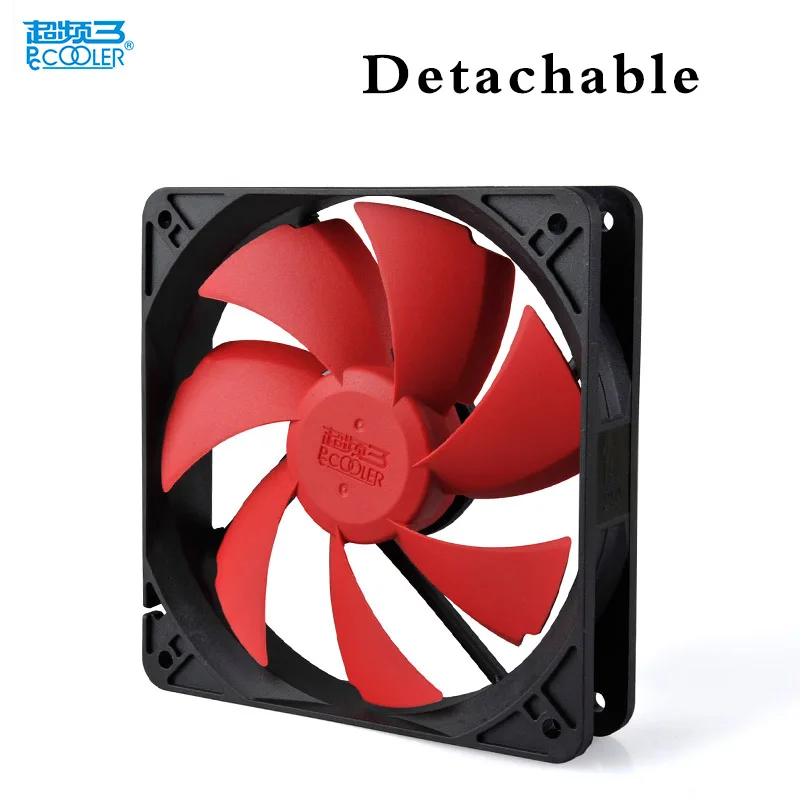 

PcCooler F125 12cm quiet fan Single fan Ultra-Thin Washable super mutu for power supply for computer Case cooler