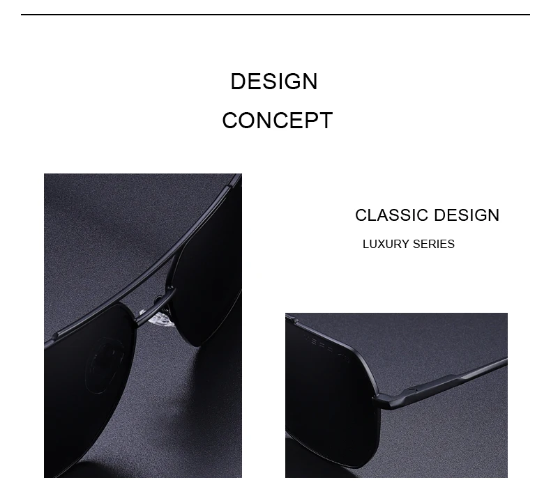 Веселый Дизайн Для мужчин классические квадратные солнцезащитные очки-авиаторы рамки HD поляризованные солнцезащитные очки для мужчин вождения UV400 защиты s'8211