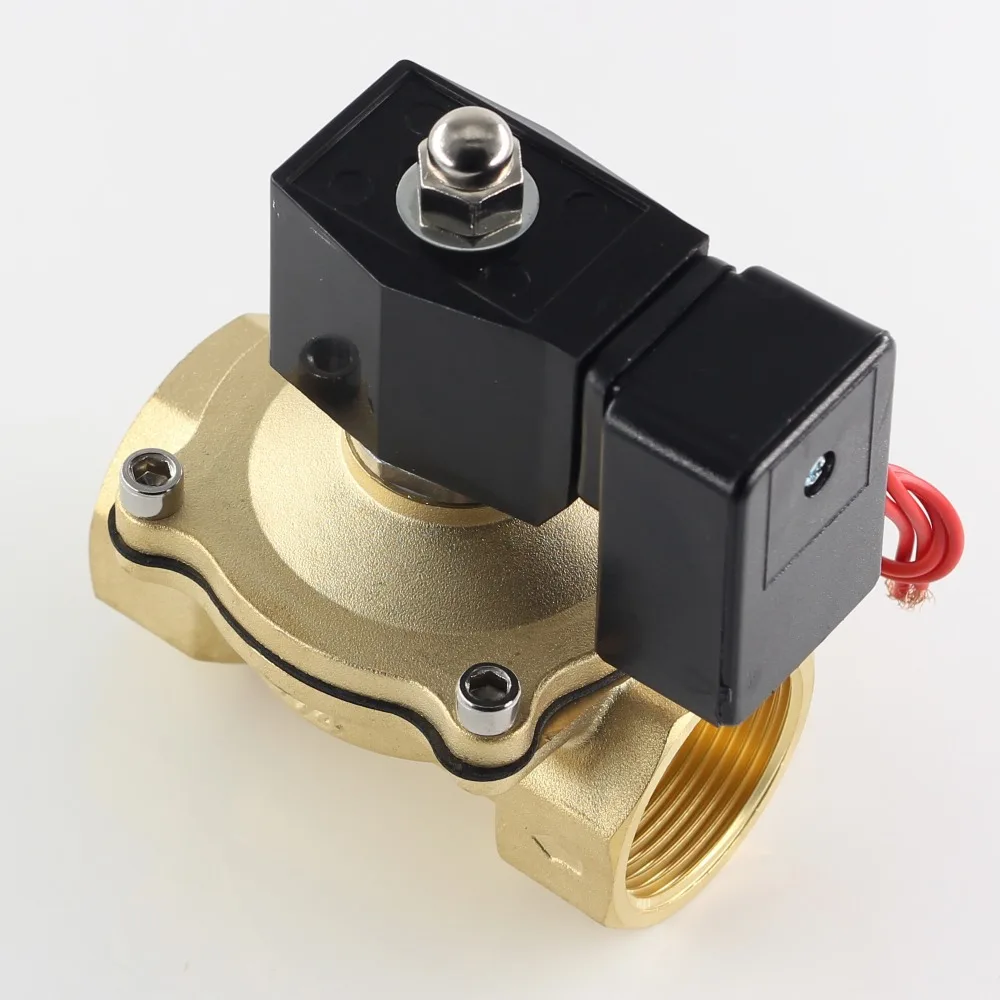 Фото AC220V DC12V DC24V нормально закрытый энергосберегающий электромагнитный клапан, IP65, использовать воду, газ, нефть, охрана окружающей среды, DN10 15 25 32 №5