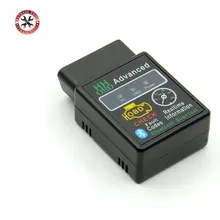 Мини-сканер HH OBD ELM327 Bluetooth OBDII, автомобильный диагностический инструмент elm327 obd2, ELM 327, работает на Android Torque, бесплатная доставка