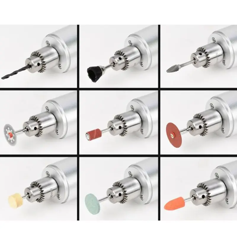 

Electric Grinder Woodworking Craft Jade Polishing Engraving Drill 0.3mm-4mm Set